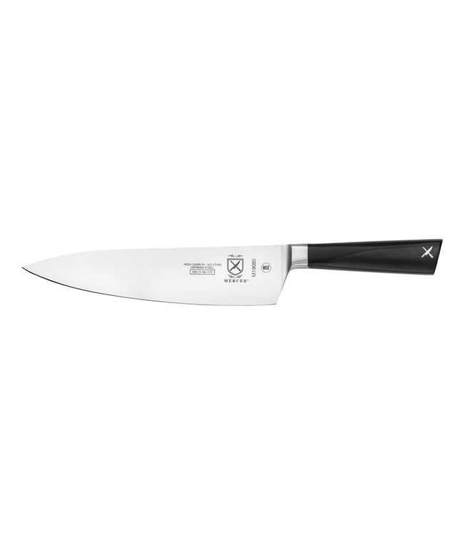 Dao Bếp Trưởng Mercer Culinary M19080 20.3cm Cán POM Đen Thép Đức Carbon Cao
