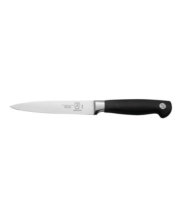 Dao Đa Năng Mercer Culinary M20405 12.7 cm Cán Santoprene® Chống Trượt Đen Thép Carbon Đức