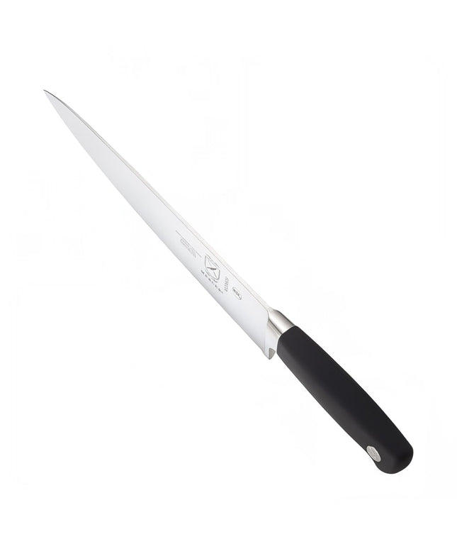 Dao Bếp Trưởng Mercer Culinary M20609 22.9 cm Tay Cầm Santoprene® Chống Trượt Đen Thép Đức Carbon Cao