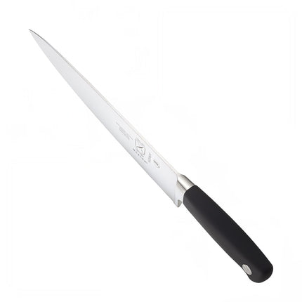 Dao Bếp Trưởng Mercer Culinary M20609 22.9 cm Tay Cầm Santoprene® Chống Trượt Đen Thép Đức Carbon Cao