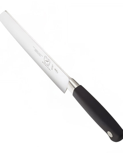 Dao Mercer Culinary M20907 Nakiri Thái Rau 17.8 cm Cán Santoprene® Chống Trượt Màu Đen, Thép Đức Carbon Cao