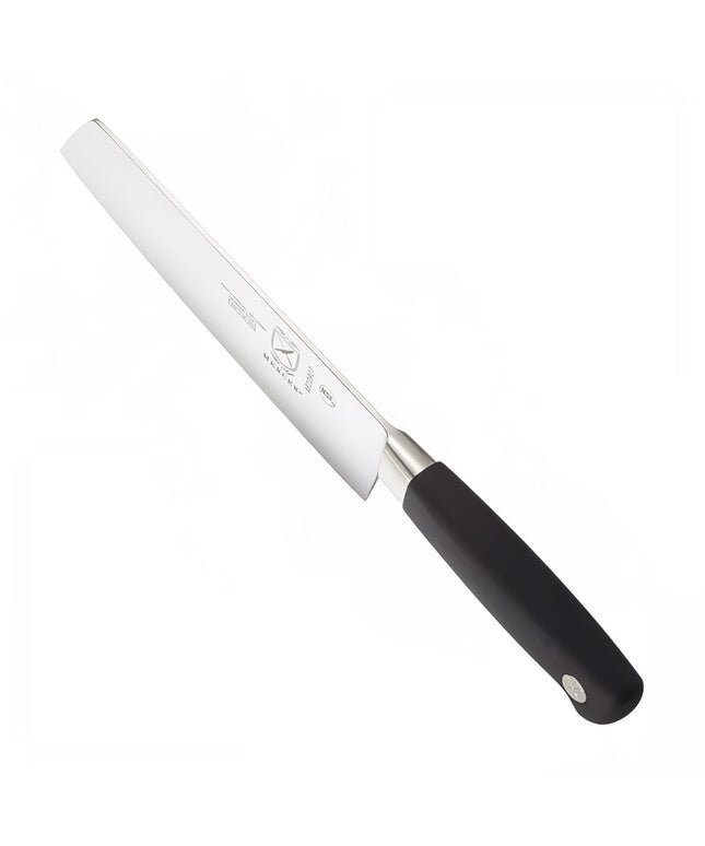Dao Mercer Culinary M20907 Nakiri Thái Rau 17.8 cm Cán Santoprene® Chống Trượt Màu Đen, Thép Đức Carbon Cao