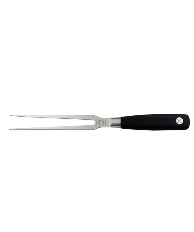 Nĩa Thái Thẳng Mercer Culinary M21046 17.8 cm Cán Santoprene® Đen Thép Carbon Đức