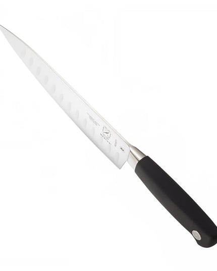 Dao Bếp Trưởng Mercer Culinary M21077 20.3cm Rãnh Granton Cán Santoprene® Đen Thép Đức Carbon Cao