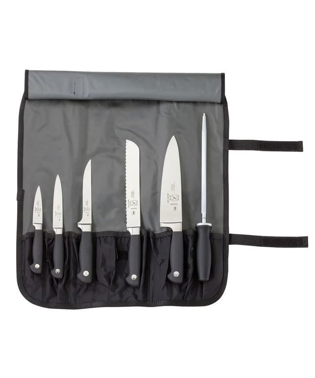 Bộ Dao 7 Món Mercer Culinary M21800 Túi Cuộn Dây Đeo Tháo Rời