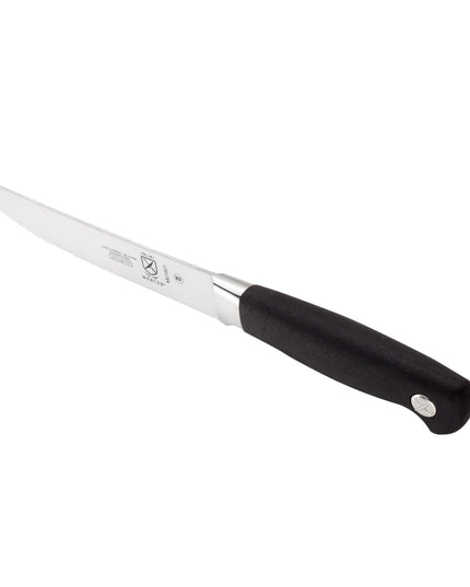 Dao Steak Mercer Culinary M21921 12.7cm Răng Cưa Cán Santoprene® Chống Trượt Đen Thép Đức Carbon Cao