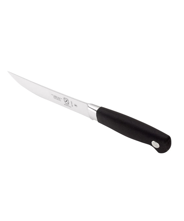 Dao Steak Thẳng Mercer Culinary M21922 12.7cm Cán Santoprene® Chống Trượt Đen Thép Carbon Đức