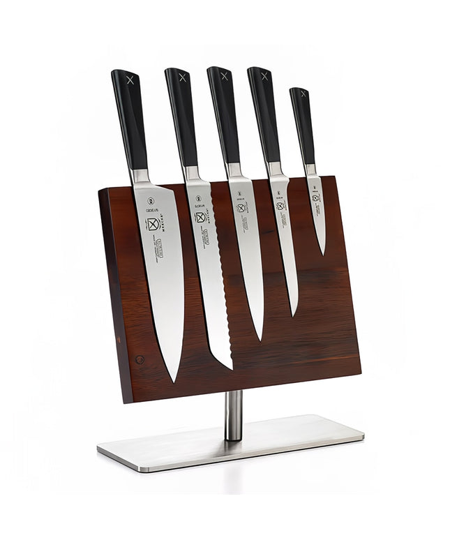 Bộ Dao 6 Món Mercer Culinary M21944 Bảng Nam Châm Gỗ Acacia
