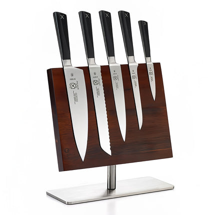 Bộ Dao 6 Món Mercer Culinary M21944 Bảng Nam Châm Gỗ Acacia