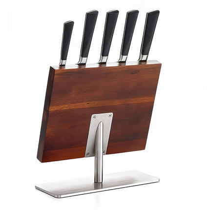 Bộ Dao 6 Món Mercer Culinary M21944 Bảng Nam Châm Gỗ Acacia