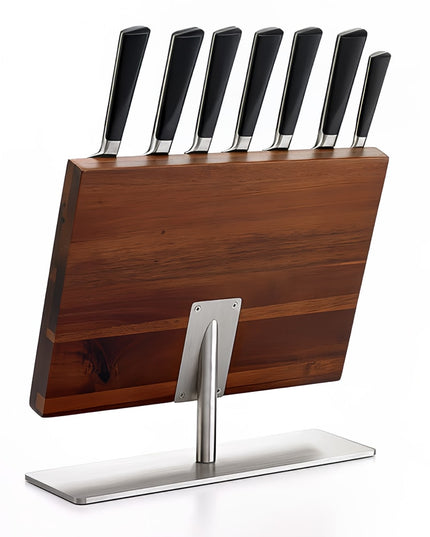 Bộ Dao 8 Món Mercer Culinary M21945 Bảng Nam Châm Gỗ Acacia