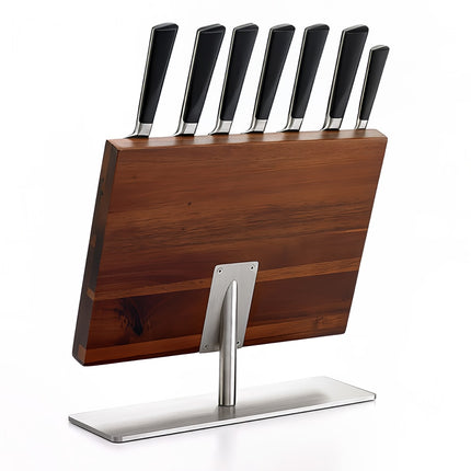 Bộ Dao 8 Món Mercer Culinary M21945 Bảng Nam Châm Gỗ Acacia