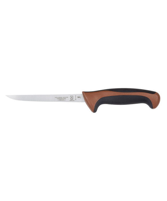 Dao Rọc Xương Mercer Culinary M22206BR 15.2 cm Cán Santoprene®/Polypropylene Màu Nâu, Thép Carbon Cao Nhật Bản