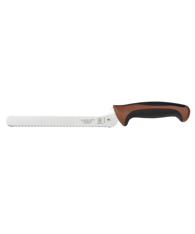 Dao Cắt Bánh Mì Mercer Culinary M22418BR 20.3 cm Tay Cầm Santoprene®/Polypropylene Nâu Thép Carbon Nhật Bản