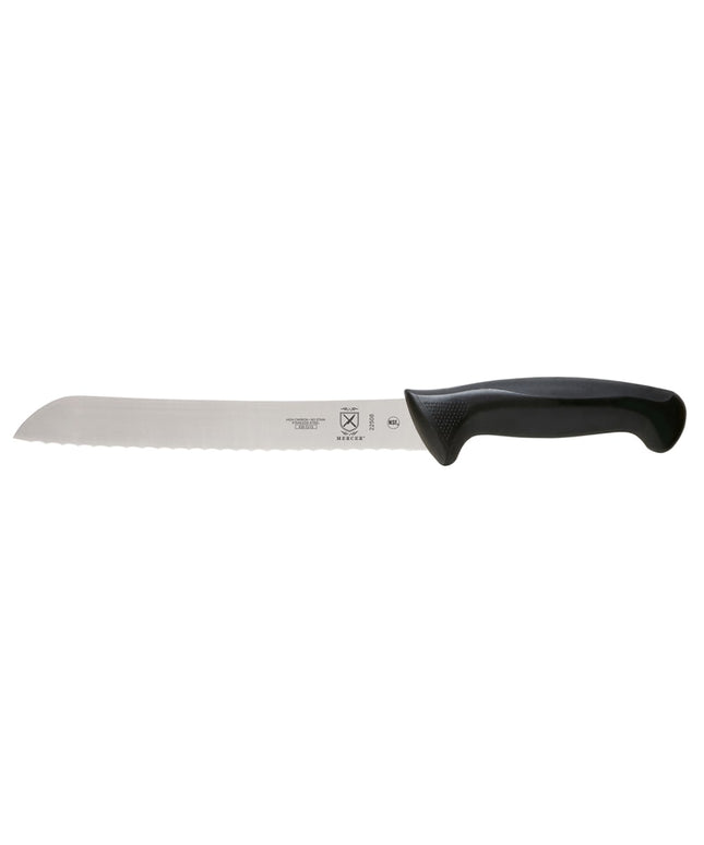 Dao Cắt Bánh Mì Mercer Culinary M22508 20.3 cm Tay Cầm Santoprene®/Polypropylene Đen Thép Nhật Carbon Cao