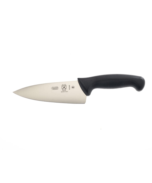 Dao Bếp Trưởng Mercer Culinary M22606 15.2 cm Cán Santoprene®/Polypropylene Đen Thép Carbon Cao Nhật Bản