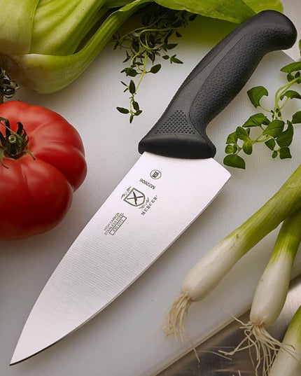 Dao Bếp Trưởng Mercer Culinary M22606 15.2 cm Cán Santoprene®/Polypropylene Đen Thép Carbon Cao Nhật Bản