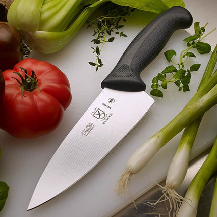 Dao Bếp Trưởng Mercer Culinary M22606 15.2 cm Cán Santoprene®/Polypropylene Đen Thép Carbon Cao Nhật Bản