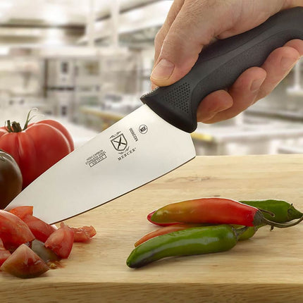 Dao Bếp Trưởng Mercer Culinary M22606 15.2 cm Cán Santoprene®/Polypropylene Đen Thép Carbon Cao Nhật Bản
