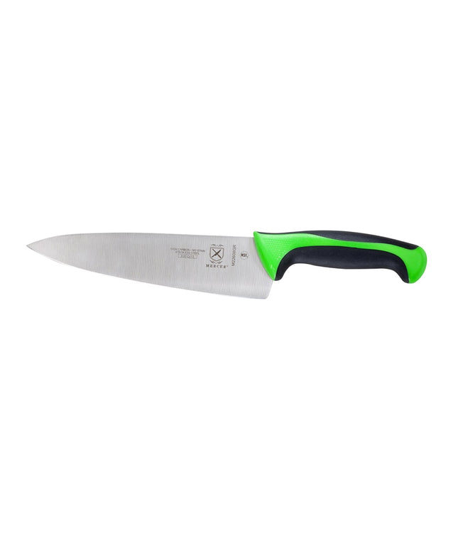 Dao Bếp Trưởng Mercer Culinary M22608GR 20.3cm Cán Santoprene®/Polypropylene Xanh Thép Nhật Carbon Cao
