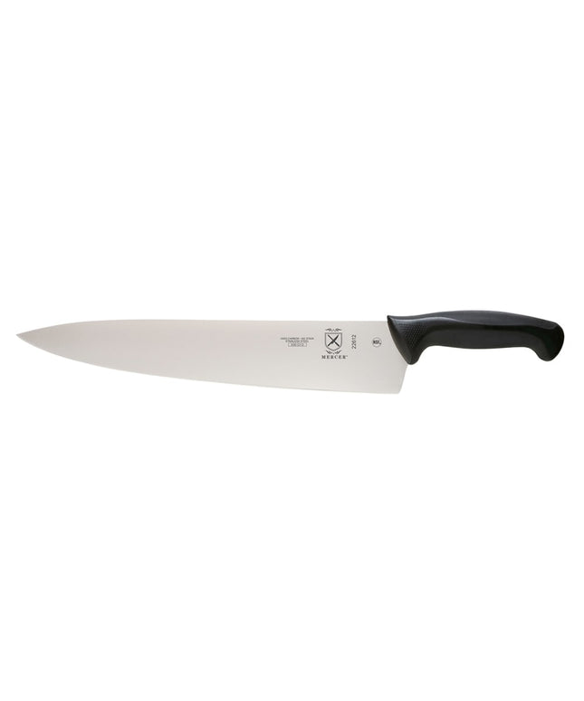 Dao Bếp Trưởng Mercer Culinary M22612 30.5 cm Cán Santoprene®/Polypropylene Đen Thép Nhật Carbon Cao