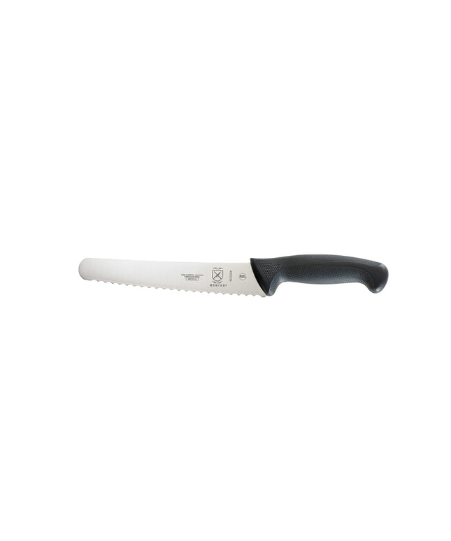 Dao Cắt Bánh Mì Mercer Culinary M23208 20.3 cm Cán Santoprene®/Polypropylene Đen Thép Carbon Nhật Bản