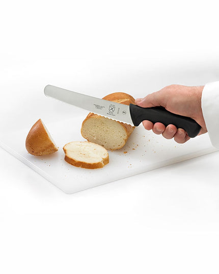Dao Cắt Bánh Mì Mercer Culinary M23208 20.3 cm Cán Santoprene®/Polypropylene Đen Thép Carbon Nhật Bản