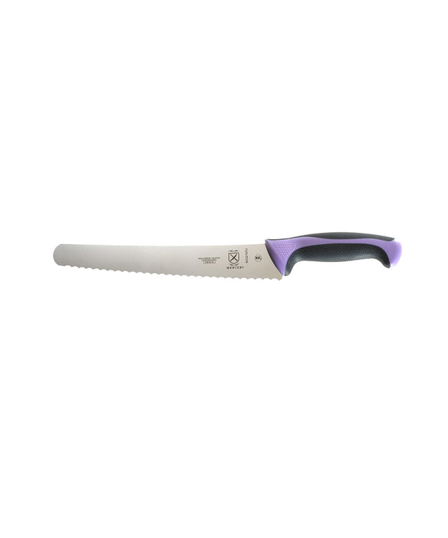 Dao Cắt Bánh Mì Mercer Culinary M23210PU 25.4 cm Cán Santoprene®/Polypropylene Tím Thép Carbon Nhật Bản