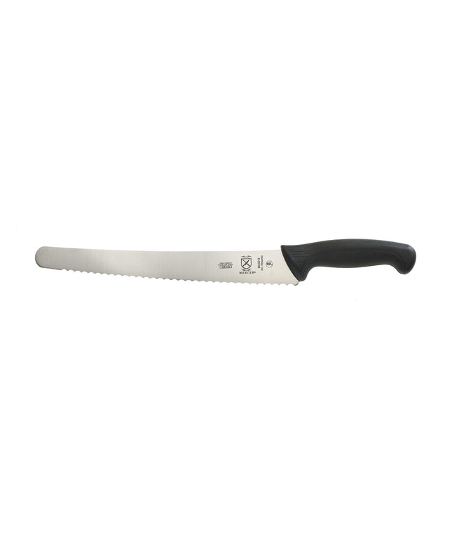Dao Thái Thịt Bò Mercer Culinary M23213 30.5 cm Tay Cầm Santoprene®/Polypropylene Đen Thép Nhật Bản Carbon Cao