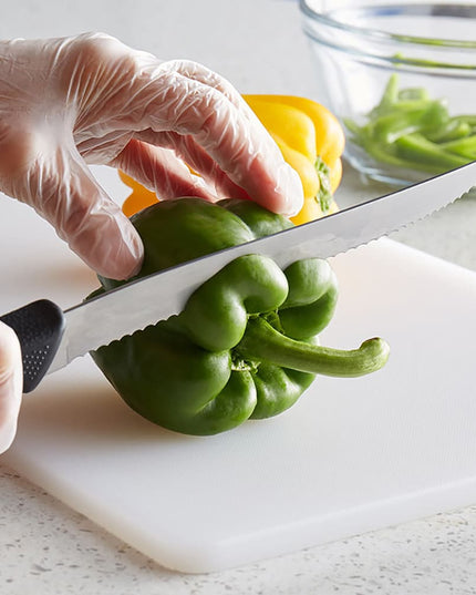 Dao Tiện Dụng Mercer Culinary M23407 17.8 cm Cán Santoprene/Polypropylene Đen Thép Carbon Cao Nhật Bản