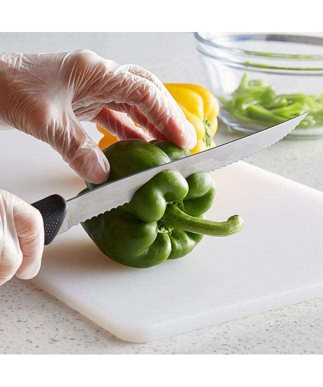 Dao Tiện Dụng Mercer Culinary M23407 17.8 cm Cán Santoprene/Polypropylene Đen Thép Carbon Cao Nhật Bản