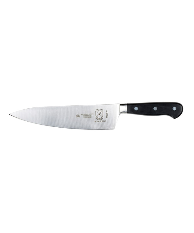 Dao Bếp Trưởng Mercer Culinary M23510 20.3cm Cán Delrin® Đen Thép Đức Carbon Cao