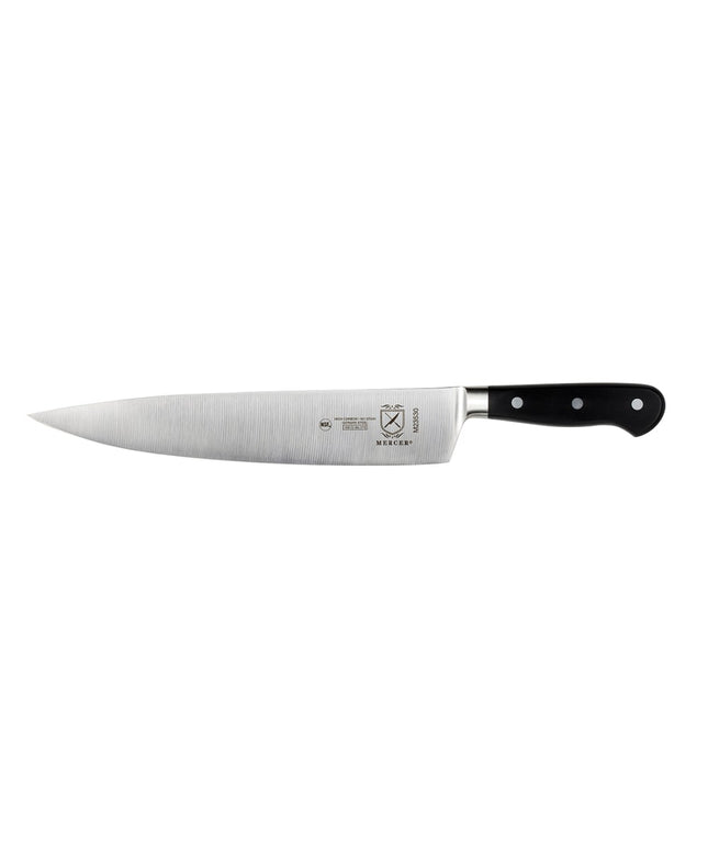 Dao Đầu Bếp Mercer Culinary M23530 25.4 cm Cán Delrin® Đen Công Thái Học Thép Đức Carbon Cao