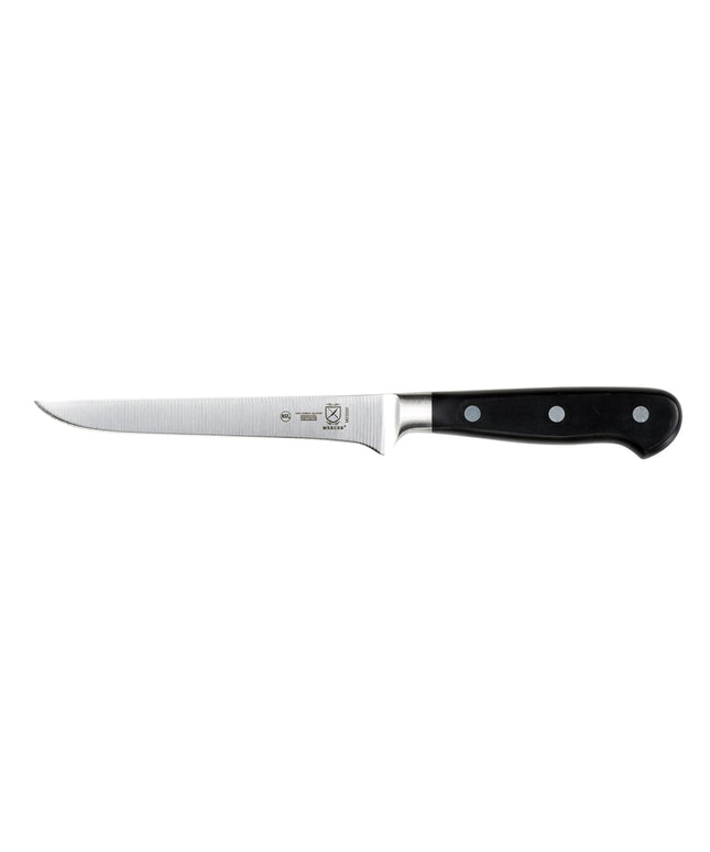 Dao Rọc Xương Cứng Mercer Culinary M23550 15.2 cm - Cán Delrin® Công Thái Học Màu Đen, Thép Đức Carbon Cao