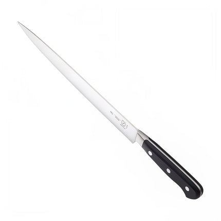 Dao Cắt Thịt Mercer Culinary M23580 25.4 cm Tay Cầm Delrin® Đen Thép Đức Carbon Cao