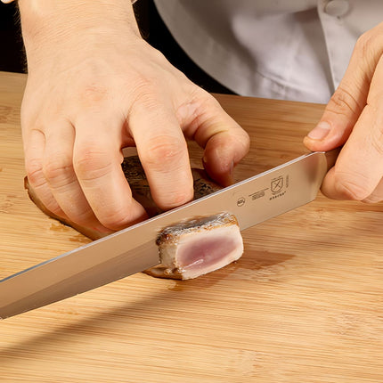 Dao Cắt Thịt Mercer Culinary M23580 25.4 cm Tay Cầm Delrin® Đen Thép Đức Carbon Cao