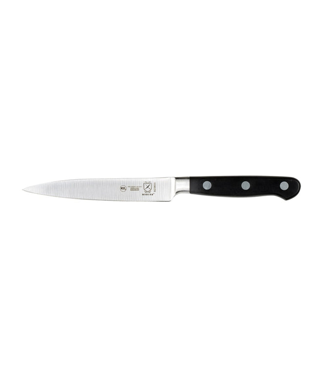 Dao Đa Năng Mercer Culinary M23600 12.7 cm Cán POM Đen Thép Carbon Đức