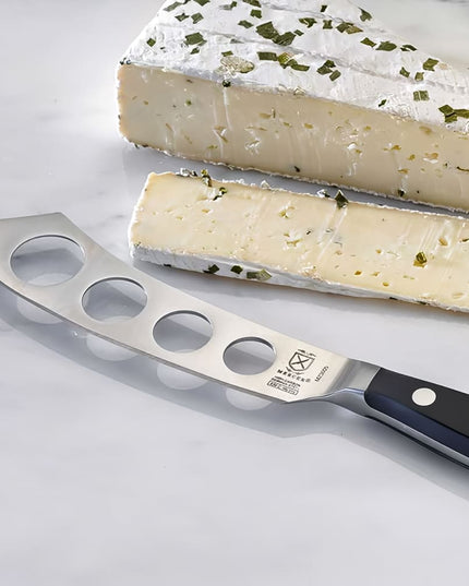 Dao Cắt Phô Mai Mềm Mercer Culinary M23605 12.7 cm Cán POM Đen Công Thái Học, Thép Đức Cacbon Cao