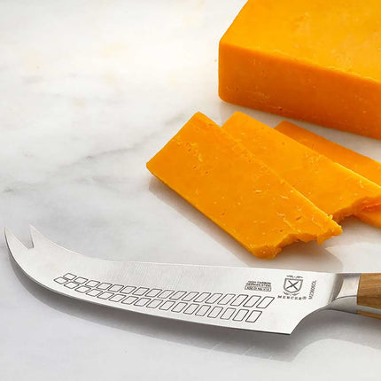 Mercer Culinary M23606OL Dao Cắt Phô Mai Cứng 12 cm Cán Gỗ Ô Liu, Thép Carbon Cao Đức