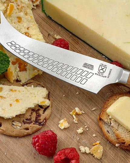 Mercer Culinary M23606OL Dao Cắt Phô Mai Cứng 12 cm Cán Gỗ Ô Liu, Thép Carbon Cao Đức