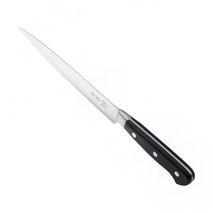 Dao Phi Lê Mercer Culinary M23630 17.8 cm Cán Delrin® Đen Công Thái Học Thép Đức Carbon Cao