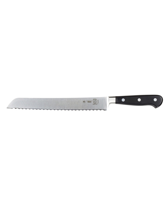 Dao Cắt Bánh Mì Lượn Sóng Mercer Culinary M23650 22.9 cm Cán Delrin® Đen Thép Carbon Đức