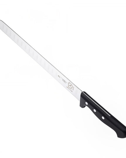 Dao Thái Lát Granton Mercer Culinary M23720 25.4 cm Tay Cầm Delrin® Đen Thép Đức Carbon Cao
