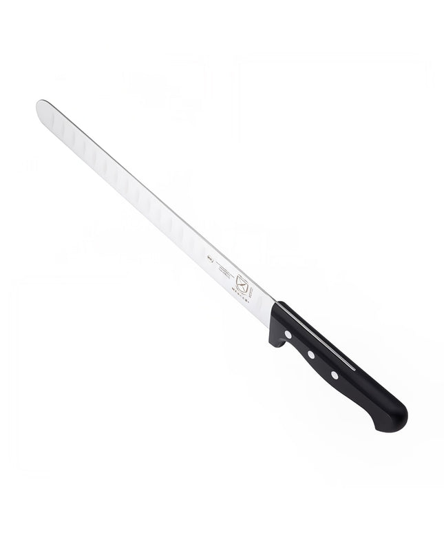 Dao Thái Lát Granton Mercer Culinary M23720 25.4 cm Tay Cầm Delrin® Đen Thép Đức Carbon Cao
