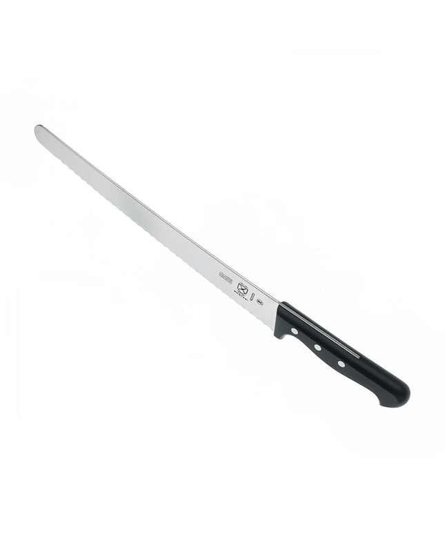 Dao Thái Thịt Ức Bò Mercer Culinary M23725 25.4 cm Lượn Sóng Thép Carbon Đức