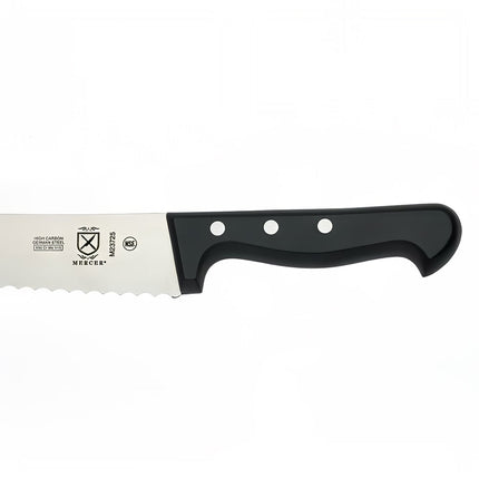 Dao Thái Thịt Ức Bò Mercer Culinary M23725 25.4 cm Lượn Sóng Thép Carbon Đức