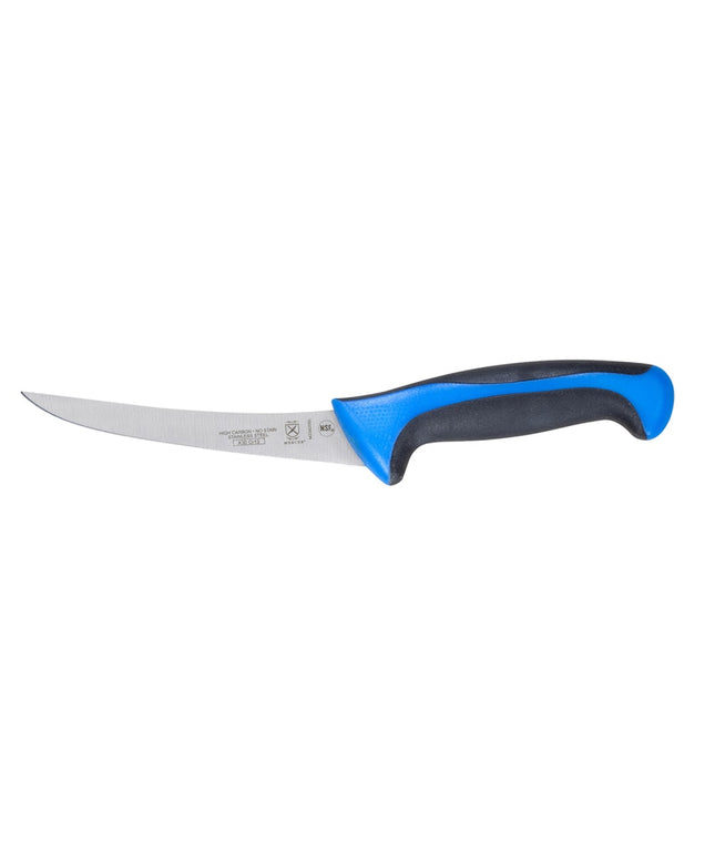 Dao Rọc Xương Mercer Culinary M23820BL 15.2 cm Cán Santoprene®/Polypropylene Màu Xanh, Thép Carbon Cao Nhật Bản