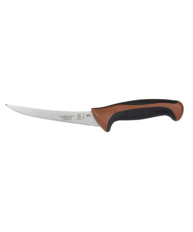Dao Rọc Xương Mercer Culinary M23820BR 15.2 cm Cán Santoprene®/Polypropylene Màu Nâu, Thép Carbon Cao Nhật Bản