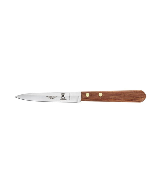 Dao Gọt Mercer Culinary M26010 8.9 cm Cán Gỗ Hồng Mộc Thép Nhật Carbon Cao