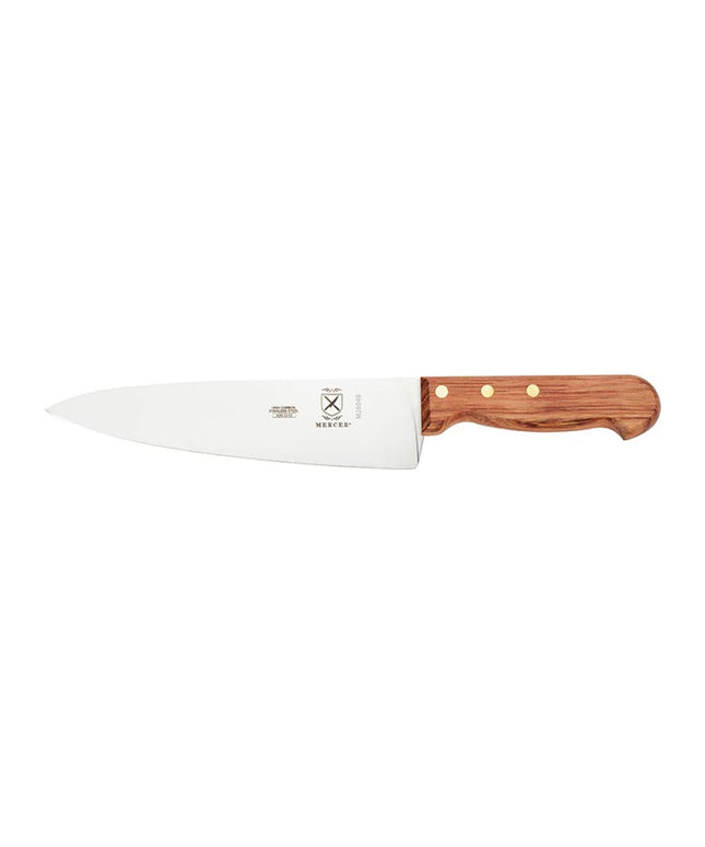 Dao Đầu Bếp Mercer Culinary M26040 20.3 cm Cán Gỗ Hồng Mộc Thép Nhật Carbon Cao